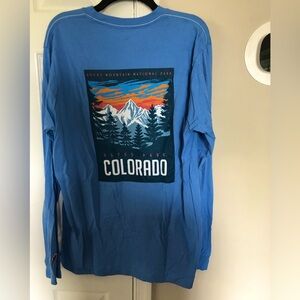 Rocky Mountain National Park Estes Park Long Sleeve Tee Size XL